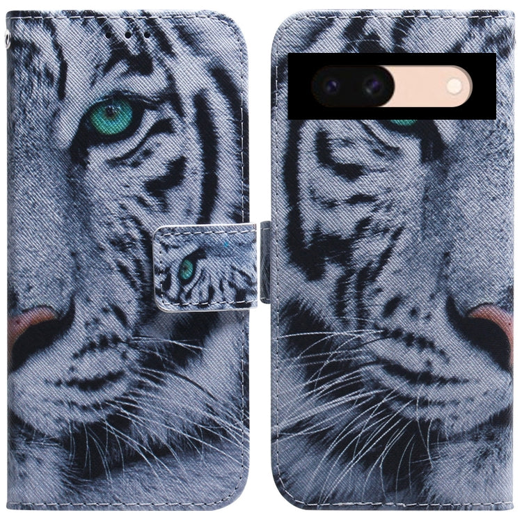 Coloured Drawing Flip Leather Phone Case, For Google Pixel 10a, For Google Pixel 9a, For Google Pixel 9 Pro, For Google Pixel 9, For Google Pixel 8a