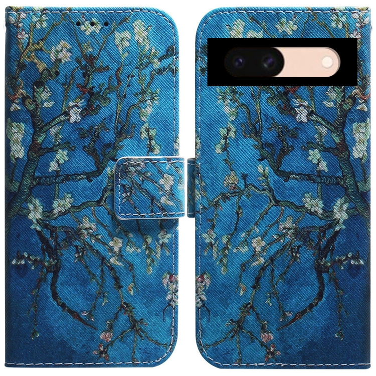 Coloured Drawing Flip Leather Phone Case, For Google Pixel 10a, For Google Pixel 9a, For Google Pixel 9 Pro, For Google Pixel 9, For Google Pixel 8a
