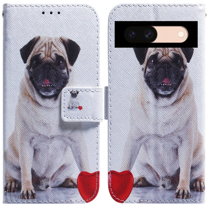 Coloured Drawing Flip Leather Phone Case, For Google Pixel 10a, For Google Pixel 9a, For Google Pixel 9 Pro, For Google Pixel 9, For Google Pixel 8a