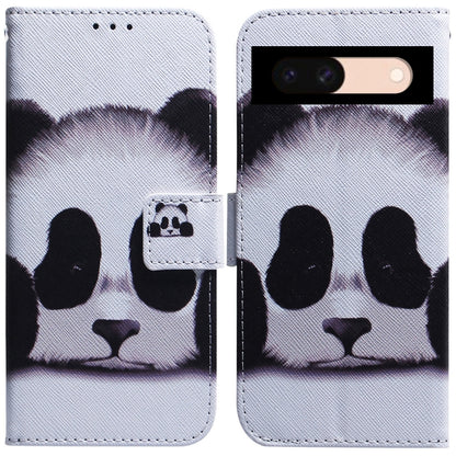 Coloured Drawing Flip Leather Phone Case, For Google Pixel 10a, For Google Pixel 9a, For Google Pixel 9 Pro, For Google Pixel 9, For Google Pixel 8a