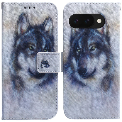 Coloured Drawing Flip Leather Phone Case, For Google Pixel 10a, For Google Pixel 9a, For Google Pixel 9 Pro, For Google Pixel 9, For Google Pixel 8a