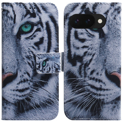 Coloured Drawing Flip Leather Phone Case, For Google Pixel 10a, For Google Pixel 9a, For Google Pixel 9 Pro, For Google Pixel 9, For Google Pixel 8a