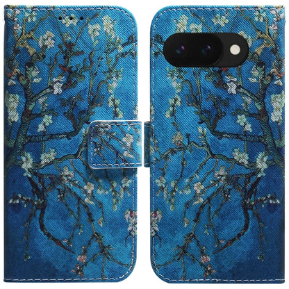 Coloured Drawing Flip Leather Phone Case, For Google Pixel 10a, For Google Pixel 9a, For Google Pixel 9 Pro, For Google Pixel 9, For Google Pixel 8a