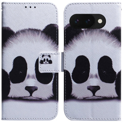 Coloured Drawing Flip Leather Phone Case, For Google Pixel 10a, For Google Pixel 9a, For Google Pixel 9 Pro, For Google Pixel 9, For Google Pixel 8a