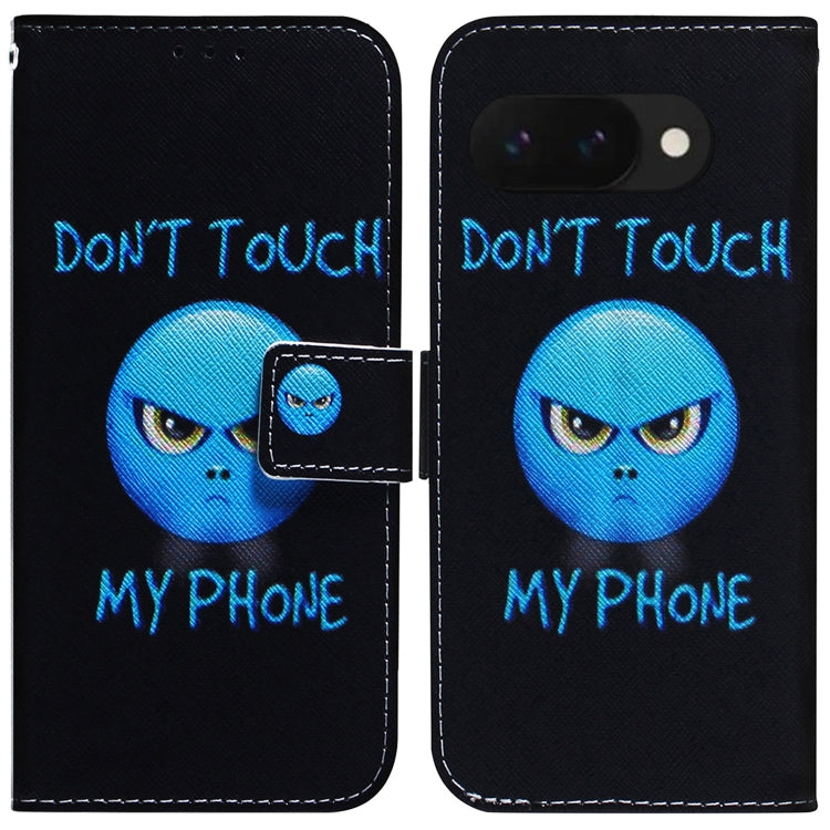 Coloured Drawing Flip Leather Phone Case, For Google Pixel 10a, For Google Pixel 9a, For Google Pixel 9 Pro, For Google Pixel 9, For Google Pixel 8a