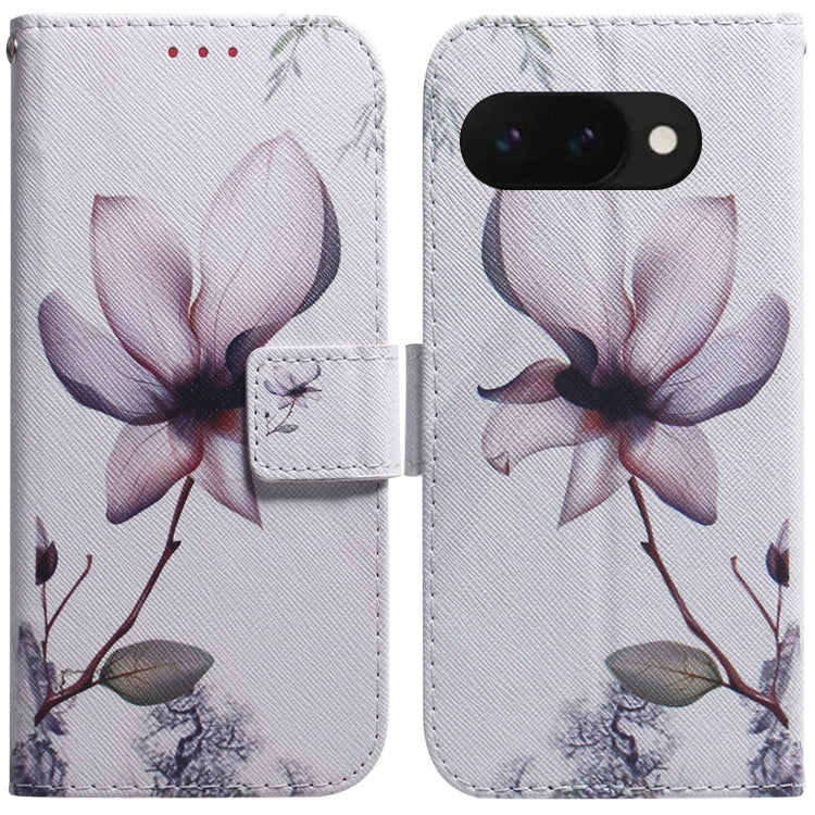 Coloured Drawing Flip Leather Phone Case, For Google Pixel 10a, For Google Pixel 9a, For Google Pixel 9 Pro, For Google Pixel 9, For Google Pixel 8a