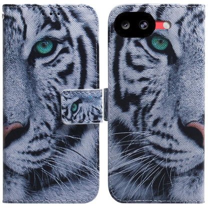 Coloured Drawing Flip Leather Phone Case, For Google Pixel 10a, For Google Pixel 9a, For Google Pixel 9 Pro, For Google Pixel 9, For Google Pixel 8a