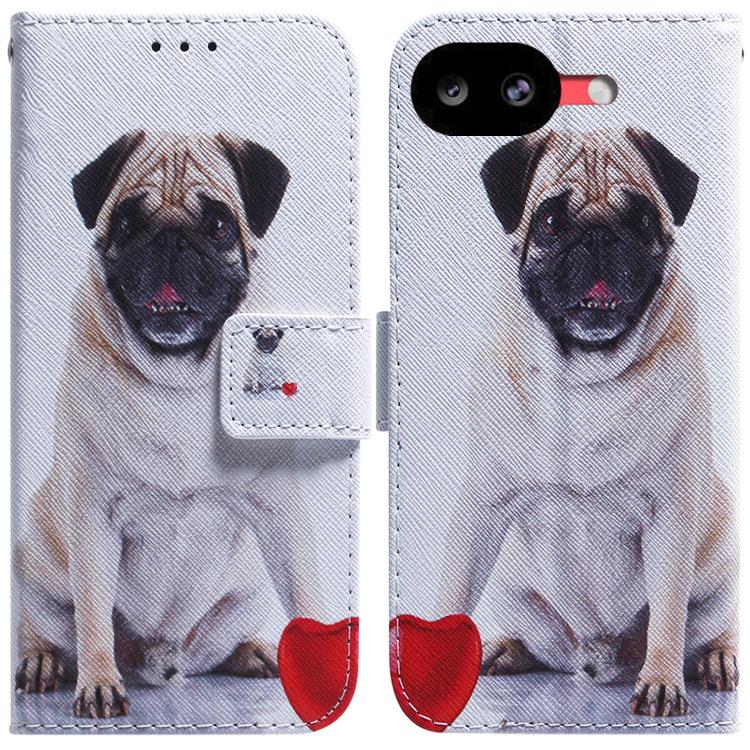 Coloured Drawing Flip Leather Phone Case, For Google Pixel 10a, For Google Pixel 9a, For Google Pixel 9 Pro, For Google Pixel 9, For Google Pixel 8a