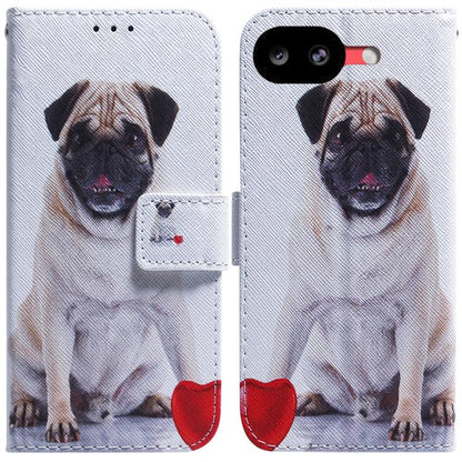 Coloured Drawing Flip Leather Phone Case, For Google Pixel 10a, For Google Pixel 9a, For Google Pixel 9 Pro, For Google Pixel 9, For Google Pixel 8a