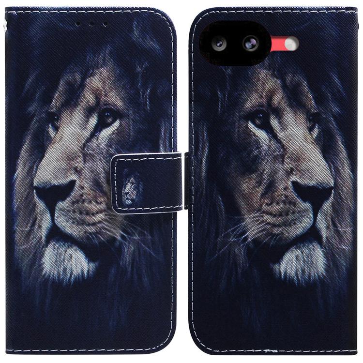 Coloured Drawing Flip Leather Phone Case, For Google Pixel 10a, For Google Pixel 9a, For Google Pixel 9 Pro, For Google Pixel 9, For Google Pixel 8a
