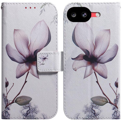 Coloured Drawing Flip Leather Phone Case, For Google Pixel 10a, For Google Pixel 9a, For Google Pixel 9 Pro, For Google Pixel 9, For Google Pixel 8a