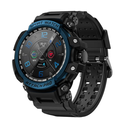 LOKMAT ATTACK Pro 1.32 inch BT5.1 Smart Sport Watch, Support Bluetooth Call / Sleep / Blood Oxygen / Heart Rate / Blood Pressure Health Monitor