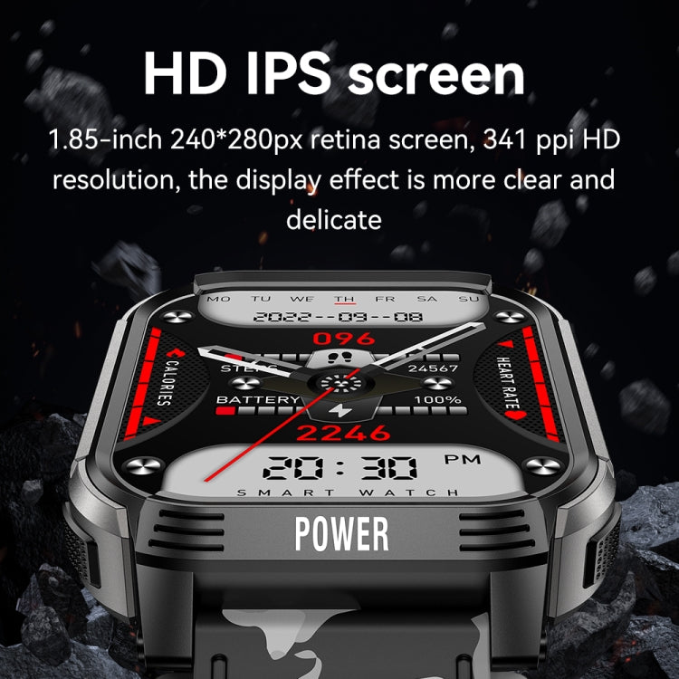 Montre connectée LEMFO LT08 avec écran TFT de 1,85 pouce et appels Bluetooth