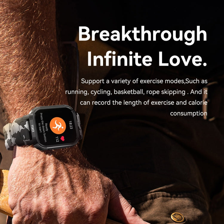 Montre connectée LEMFO LT08 avec écran TFT de 1,85 pouce et appels Bluetooth