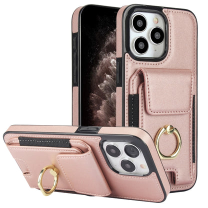Elastic Card Bag Ring Holder Phone Case