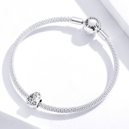 Easter Egg Retro Pattern Sterling Silver S925 Beaded DIY Bracelet Accessories