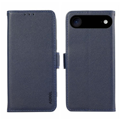 ABEEL Side-Magnetic Litchi Pattern Leather RFID Phone Case, For iPhone 18 Pro / 17 Pro, For iPhone 18 Pro Max/17 Pro Max, For iPhone 17 Air, For iPhone 15 Pro Max, For iPhone 15 Pro, For iPhone 15 Plus, For iPhone 15, For iPhone 14 Plus, For iPhone 14 ...