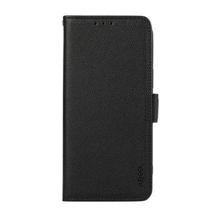 ABEEL Side-Magnetic Litchi Pattern Leather RFID Phone Case, For iPhone 18 Pro / 17 Pro, For iPhone 18 Pro Max/17 Pro Max, For iPhone 17 Air, For iPhone 15 Pro Max, For iPhone 15 Pro, For iPhone 15 Plus, For iPhone 15, For iPhone 14 Plus, For iPhone 14 ...