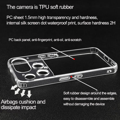 Transparent PC + TPU Phone Case, For Nothing Phone 4a Pro, For Nothing Phone 4a, For Nothing Phone 3, For Nothing CMF Phone 2 Pro, For Nothing Phone 3a, For Nothing Phone 3a Pro, For Nothing Phone 2a