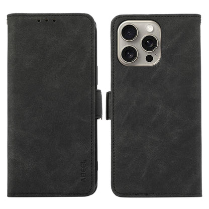 ABEEL Frosted Magnetic RFID Leather Phone Case