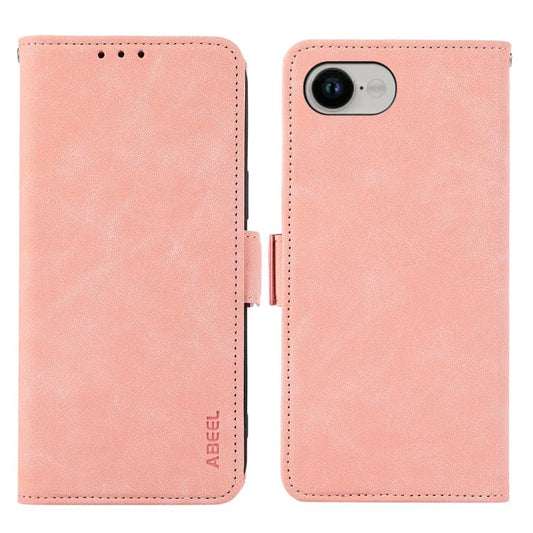 ABEEL Frosted Magnetic RFID Leather Phone Case, For iPhone 16e / 17e, For iPhone 17 Pro Max, For iPhone 17 Pro, For iPhone 17, For iPhone Air, For iPhone 16 Pro Max, For iPhone 16 Pro, For iPhone 16 Plus, For iPhone 16, For iPhone 15 Pro Max