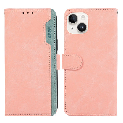 ABEEL Color Block Magnetic RFID Leather Phone Case, For iPhone 16e / 17e, For iPhone 17 Pro Max, For iPhone 17 Pro, For iPhone 17, For iPhone Air, For iPhone 16 Pro Max, For iPhone 16 Pro, For iPhone 16 Plus, For iPhone 16, For iPhone 15 Pro Max       ...