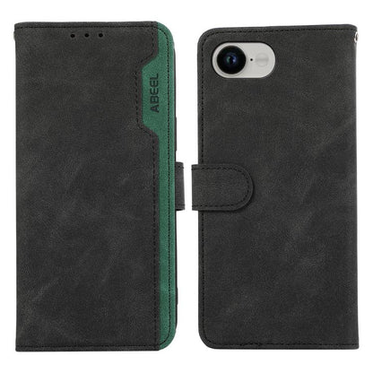 ABEEL Color Block Magnetic RFID Leather Phone Case, For iPhone 18 Pro / 17 Pro, For iPhone 18 Pro Max / 17 Pro Max, For iPhone 16e / 17e, For iPhone 17, For iPhone Air, For iPhone 16 Pro Max, For iPhone 16 Pro, For iPhone 16 Plus, For iPhone 16        ...