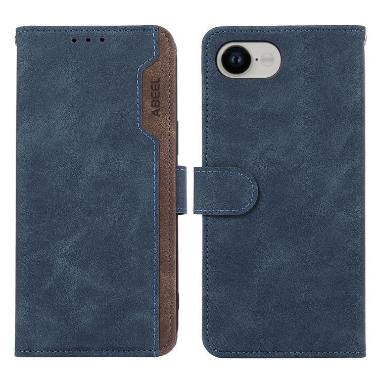 ABEEL Color Block Magnetic RFID Leather Phone Case, For iPhone 18 Pro / 17 Pro, For iPhone 18 Pro Max / 17 Pro Max, For iPhone 16e / 17e, For iPhone 17, For iPhone Air, For iPhone 16 Pro Max, For iPhone 16 Pro, For iPhone 16 Plus, For iPhone 16        ...
