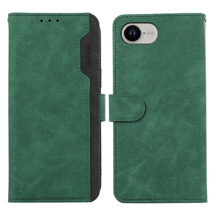 ABEEL Color Block Magnetic RFID Leather Phone Case, For iPhone 18 Pro / 17 Pro, For iPhone 18 Pro Max / 17 Pro Max, For iPhone 16e / 17e, For iPhone 17, For iPhone Air, For iPhone 16 Pro Max, For iPhone 16 Pro, For iPhone 16 Plus, For iPhone 16        ...