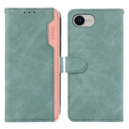 ABEEL Color Block Magnetic RFID Leather Phone Case, For iPhone 18 Pro / 17 Pro, For iPhone 18 Pro Max / 17 Pro Max, For iPhone 16e / 17e, For iPhone 17, For iPhone Air, For iPhone 16 Pro Max, For iPhone 16 Pro, For iPhone 16 Plus, For iPhone 16        ...