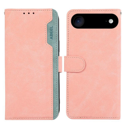 ABEEL Color Block Magnetic RFID Leather Phone Case, For iPhone 18 Pro / 17 Pro, For iPhone 18 Pro Max / 17 Pro Max, For iPhone 16e / 17e, For iPhone 17, For iPhone Air, For iPhone 16 Pro Max, For iPhone 16 Pro, For iPhone 16 Plus, For iPhone 16        ...