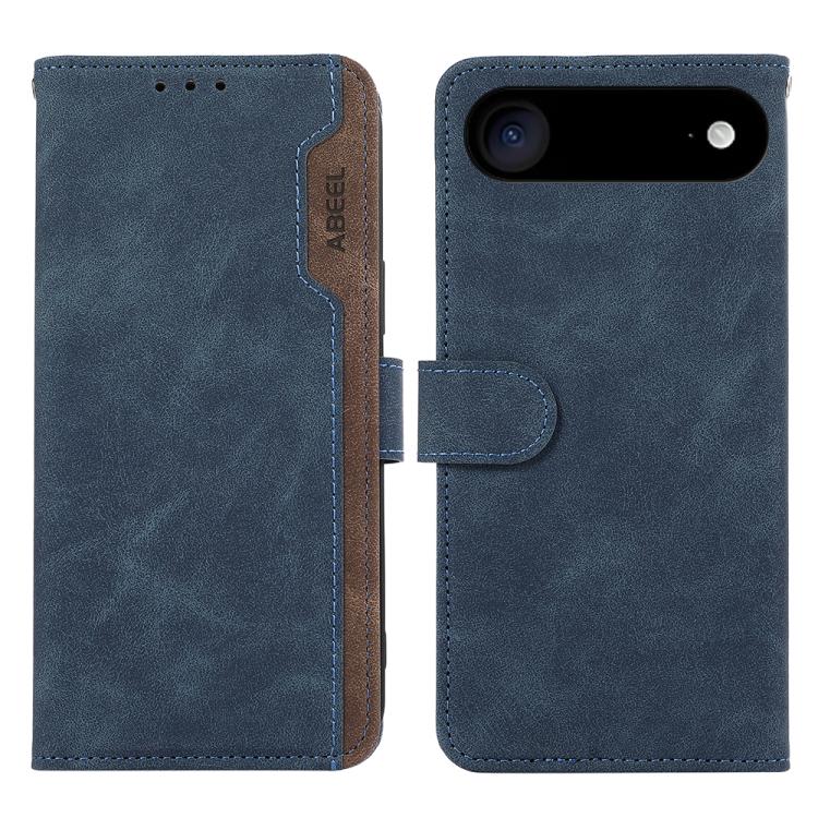 ABEEL Color Block Magnetic RFID Leather Phone Case, For iPhone 18 Pro / 17 Pro, For iPhone 18 Pro Max / 17 Pro Max, For iPhone 16e / 17e, For iPhone 17, For iPhone Air, For iPhone 16 Pro Max, For iPhone 16 Pro, For iPhone 16 Plus, For iPhone 16        ...