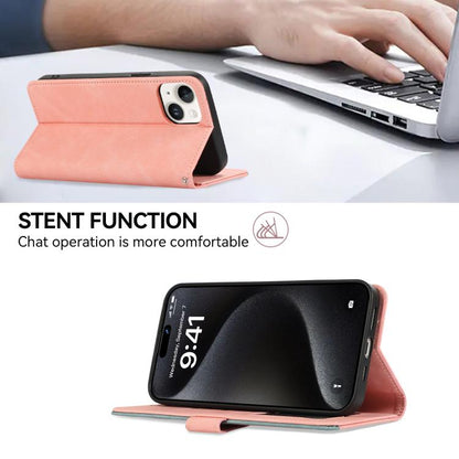 ABEEL Color Block Magnetic RFID Leather Phone Case, For iPhone 18 Pro / 17 Pro, For iPhone 18 Pro Max / 17 Pro Max, For iPhone 16e / 17e, For iPhone 17, For iPhone Air, For iPhone 16 Pro Max, For iPhone 16 Pro, For iPhone 16 Plus, For iPhone 16        ...