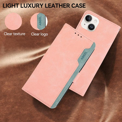 ABEEL Color Block Magnetic RFID Leather Phone Case, For iPhone 18 Pro / 17 Pro, For iPhone 18 Pro Max / 17 Pro Max, For iPhone 16e / 17e, For iPhone 17, For iPhone Air, For iPhone 16 Pro Max, For iPhone 16 Pro, For iPhone 16 Plus, For iPhone 16        ...