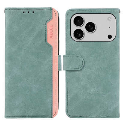 ABEEL Color Block Magnetic RFID Leather Phone Case, For iPhone 16e / 17e, For iPhone 17 Pro Max, For iPhone 17 Pro, For iPhone 17, For iPhone Air, For iPhone 16 Pro Max, For iPhone 16 Pro, For iPhone 16 Plus, For iPhone 16, For iPhone 15 Pro Max       ...