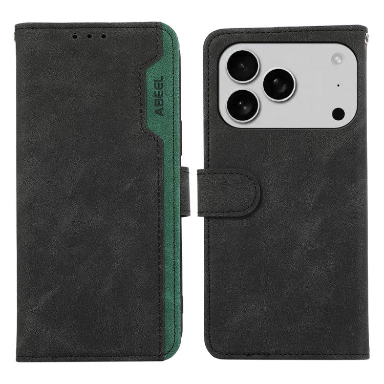 ABEEL Color Block Magnetic RFID Leather Phone Case, For iPhone 16e / 17e, For iPhone 17 Pro Max, For iPhone 17 Pro, For iPhone 17, For iPhone Air, For iPhone 16 Pro Max, For iPhone 16 Pro, For iPhone 16 Plus, For iPhone 16, For iPhone 15 Pro Max       ...