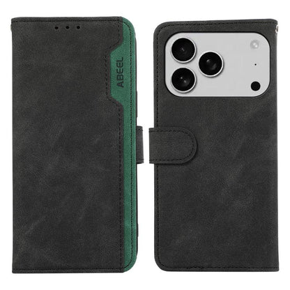 ABEEL Color Block Magnetic RFID Leather Phone Case, For iPhone 16e / 17e, For iPhone 17 Pro Max, For iPhone 17 Pro, For iPhone 17, For iPhone Air, For iPhone 16 Pro Max, For iPhone 16 Pro, For iPhone 16 Plus, For iPhone 16, For iPhone 15 Pro Max       ...