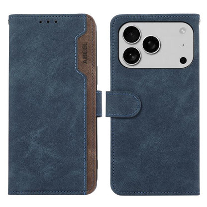 ABEEL Color Block Magnetic RFID Leather Phone Case, For iPhone 16e / 17e, For iPhone 17 Pro Max, For iPhone 17 Pro, For iPhone 17, For iPhone Air, For iPhone 16 Pro Max, For iPhone 16 Pro, For iPhone 16 Plus, For iPhone 16, For iPhone 15 Pro Max       ...