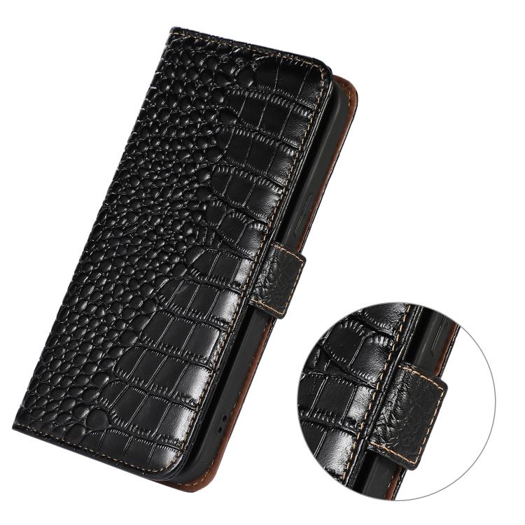 Crocodile Top Layer Cowhide Leather Phone Case, For Google Pixel 11 Pro XL, For Google Pixel 11 / 11 Pro, For Google Pixel 10a, For Google Pixel 10 Pro / 9 Pro, For Google Pixel 10 / 9, For Google Pixel 9a