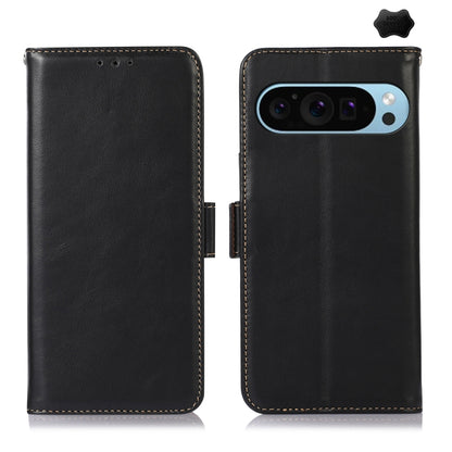 Crazy Horse Top Layer Cowhide Leather Phone Case, For Google Pixel 11 Pro XL, For Google Pixel 11 / 11 Pro, For Google Pixel 10a, For Google Pixel 9a, For Google Pixel 9 Pro, For Google Pixel 9