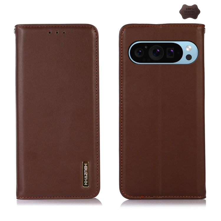 KHAZNEH Nappa Top Layer Cowhide Leather Phone Case, For Google Pixel 11 Pro XL, For Google Pixel 11 / 11 Pro, For Google Pixel 10a, For Google Pixel 10 Pro / 9 Pro, For Google Pixel 10 / 9, For Google Pixel 9a