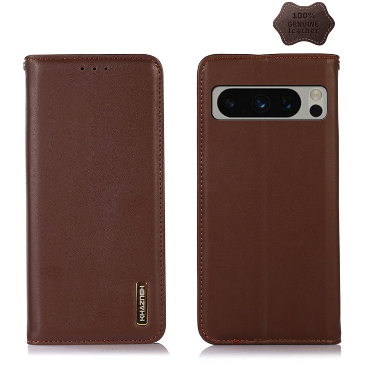 KHAZNEH Nappa Top Layer Cowhide Leather Phone Case, For Google Pixel 11 Pro XL, For Google Pixel 11 / 11 Pro, For Google Pixel 10a, For Google Pixel 10 Pro / 9 Pro, For Google Pixel 10 / 9, For Google Pixel 9a