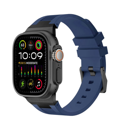 Loners Liquid Silicone Watch Band, For Apple Watch SE 2023 44mm, For Apple Watch Ultra 2 49mm, For Apple Watch Series 9 45mm, For Apple Watch Ultra 49mm, For Apple Watch Series 8 45mm, For Apple Watch SE 2022 44mm