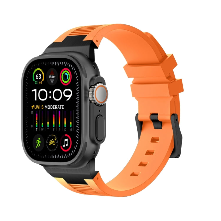 Loners Liquid Silicone Watch Band, For Apple Watch SE 2023 44mm, For Apple Watch Ultra 2 49mm, For Apple Watch Series 9 45mm, For Apple Watch Ultra 49mm, For Apple Watch Series 8 45mm, For Apple Watch SE 2022 44mm