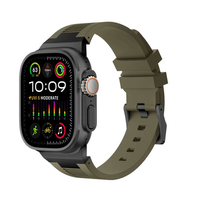Loners Liquid Silicone Watch Band, For Apple Watch SE 2023 44mm, For Apple Watch Ultra 2 49mm, For Apple Watch Series 9 45mm, For Apple Watch Ultra 49mm, For Apple Watch Series 8 45mm, For Apple Watch SE 2022 44mm