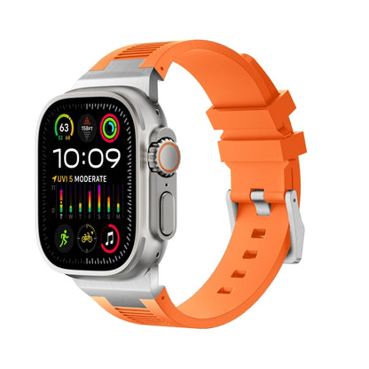 Loners Liquid Silicone Watch Band, For Apple Watch SE 2023 44mm, For Apple Watch Ultra 2 49mm, For Apple Watch Series 9 45mm, For Apple Watch Ultra 49mm, For Apple Watch Series 8 45mm, For Apple Watch SE 2022 44mm