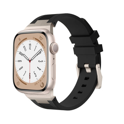 Loners Liquid Silicone Watch Band, For Apple Watch SE 2023 44mm, For Apple Watch Ultra 2 49mm, For Apple Watch Series 9 45mm, For Apple Watch Ultra 49mm, For Apple Watch Series 8 45mm, For Apple Watch SE 2022 44mm