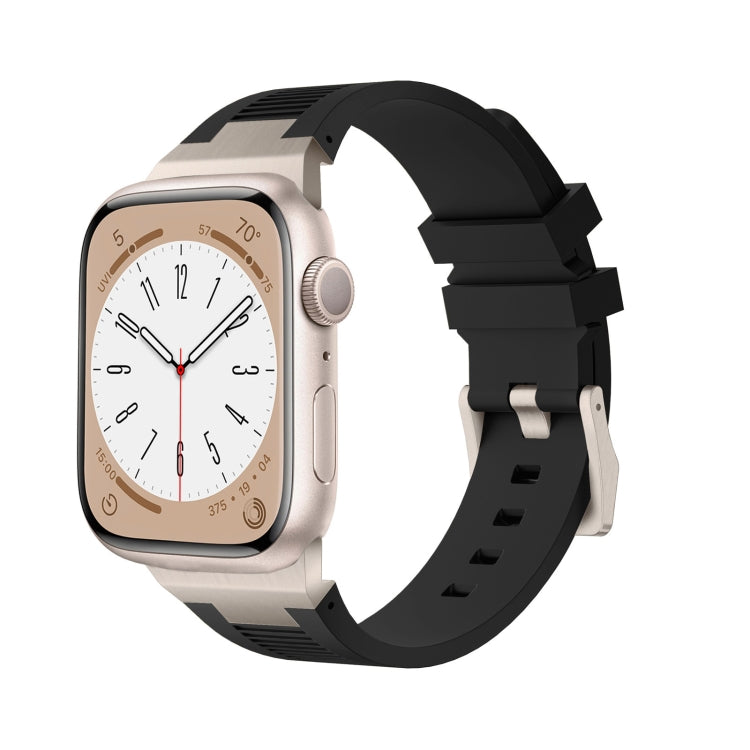 Loners Liquid Silicone Watch Band, For Apple Watch SE 2023 44mm, For Apple Watch Ultra 2 49mm, For Apple Watch Series 9 45mm, For Apple Watch Ultra 49mm, For Apple Watch Series 8 45mm, For Apple Watch SE 2022 44mm