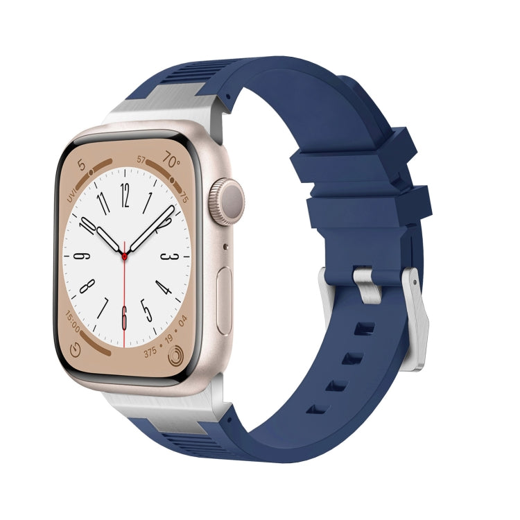 Loners Liquid Silicone Watch Band, For Apple Watch SE 2023 44mm, For Apple Watch Ultra 2 49mm, For Apple Watch Series 9 45mm, For Apple Watch Ultra 49mm, For Apple Watch Series 8 45mm, For Apple Watch SE 2022 44mm
