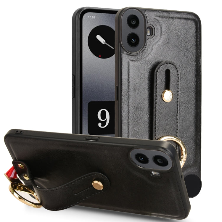 Wristband Leather Back Phone Case, For Nothing Phone 3a Lite, For Nothing CMF Phone 1, For Nothing Phone 2a